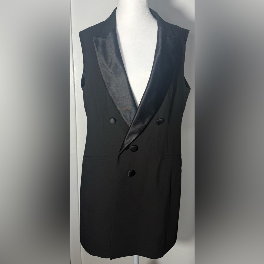 Zara Basic Black Blazer - image 4